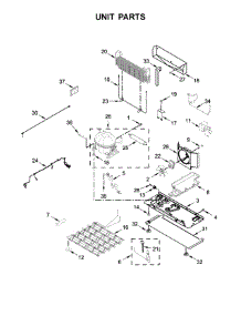 Unit Parts parts for Whirlpool Refrigerator WRX986SIHV00 from AppliancePartsPros.com