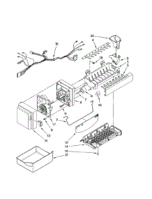 Icemaker Parts parts for Whirlpool Refrigerator GI5FSAXVY03 from AppliancePartsPros.com