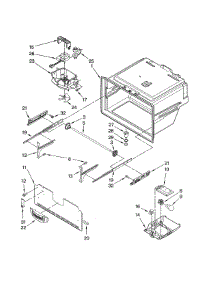 Freezer Liner Parts parts for Whirlpool Refrigerator GI5FSAXVY03 from AppliancePartsPros.com