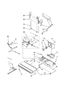 Unit Parts parts for Whirlpool Refrigerator GI5FSAXVY03 from AppliancePartsPros.com