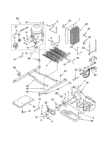 Unit parts for Whirlpool Refrigerator ED5SHEXMT10 from AppliancePartsPros.com