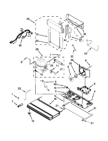 Unit Parts parts for Whirlpool Refrigerator WRF736SDAM00 from AppliancePartsPros.com