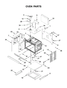Oven Parts parts for Whirlpool Wall Oven WOC75EC0HW01 from AppliancePartsPros.com