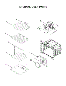 Internal Oven Parts parts for Whirlpool Wall Oven WOC75EC0HW01 from AppliancePartsPros.com