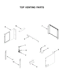 Top Venting Parts parts for Whirlpool Wall Oven WOC75EC0HW01 from AppliancePartsPros.com