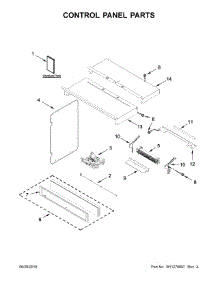 Control Panel Parts parts for Whirlpool Wall Oven WOC75EC0HW01 from AppliancePartsPros.com