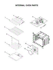 Internal Oven Parts parts for Whirlpool Wall Oven WOC75EC0HV01 from AppliancePartsPros.com
