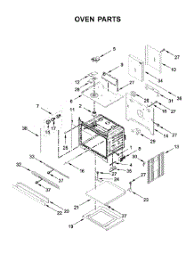 Oven Parts parts for Whirlpool Wall Oven WOD51EC7HB01 from AppliancePartsPros.com