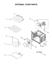 Internal Oven Parts parts for Whirlpool Wall Oven WOD97EC0HZ01 from AppliancePartsPros.com