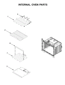 Internal Oven Parts parts for Whirlpool Wall Oven WOD51EC7HS01 from AppliancePartsPros.com