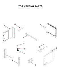 Top Venting Parts parts for Whirlpool Wall Oven WOCA7EC0HN01 from AppliancePartsPros.com