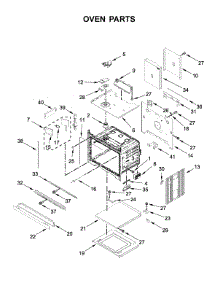Oven Parts parts for Whirlpool Wall Oven WODA7EC0HN01 from AppliancePartsPros.com