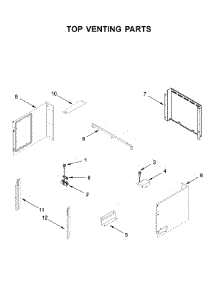 Top Venting Parts parts for Whirlpool Wall Oven WOC97EC0HZ01 from AppliancePartsPros.com