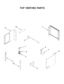 Top Venting Parts parts for Whirlpool Wall Oven WOC75EC7HV01 from AppliancePartsPros.com