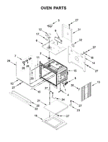 Oven Parts parts for Whirlpool Wall Oven WOS51EC7HS01 from AppliancePartsPros.com