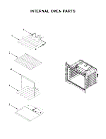 Internal Oven Parts parts for Whirlpool Wall Oven WOS51EC0HB01 from AppliancePartsPros.com