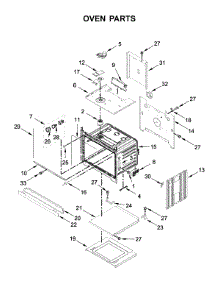 Oven Parts parts for Whirlpool Wall Oven WOS51EC0HW01 from AppliancePartsPros.com