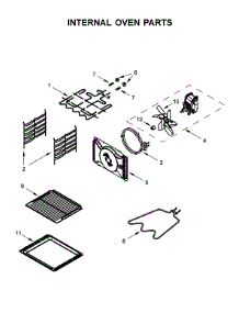Internal Oven Parts parts for Whirlpool Wall Oven WOS52EM4AS3 from AppliancePartsPros.com