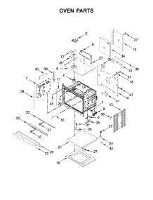 Oven Parts parts for Whirlpool Wall Oven WOD77EC7HV00 from AppliancePartsPros.com