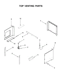 Top Venting Parts parts for Whirlpool Wall Oven WOC54EC0AS05 from AppliancePartsPros.com