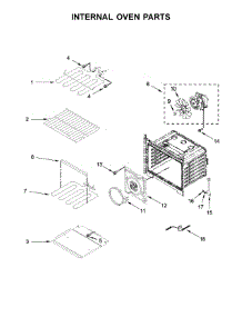 Internal Oven Parts parts for Whirlpool Wall Oven WOD97EC0HZ00 from AppliancePartsPros.com
