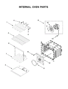 Internal Oven Parts parts for Whirlpool Wall Oven WOC95EC0AB05 from AppliancePartsPros.com