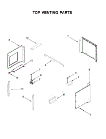 Top Venting Parts parts for Whirlpool Wall Oven WOC95EC0AB05 from AppliancePartsPros.com