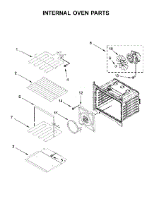 Internal Oven Parts parts for Whirlpool Wall Oven WOD93EC7AB06 from AppliancePartsPros.com