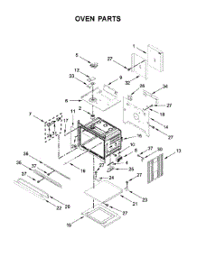 Oven Parts parts for Whirlpool Wall Oven WOD93EC7AB06 from AppliancePartsPros.com