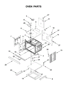 Oven Parts parts for Whirlpool Wall Oven WOC54EC0AW05 from AppliancePartsPros.com