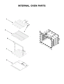 Internal Oven Parts parts for Whirlpool Wall Oven WOC54EC0AW05 from AppliancePartsPros.com