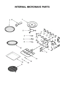 Internal Microwave Parts parts for Whirlpool Wall Oven WOC97ES0ES04 from AppliancePartsPros.com