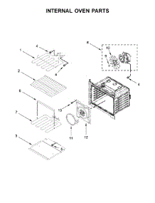 Internal Oven Parts parts for Whirlpool Wall Oven WOD93EC0AE06 from AppliancePartsPros.com