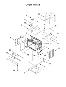 Oven Parts parts for Whirlpool Wall Oven WOD93EC0AB06 from AppliancePartsPros.com