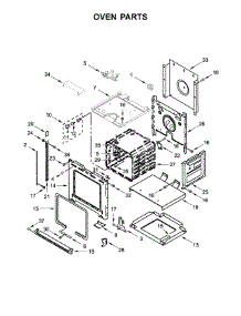 Oven Parts parts for Whirlpool Wall Oven WOS11EM4EW01 from AppliancePartsPros.com