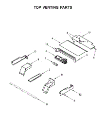 Top Venting Parts parts for Whirlpool Wall Oven WOS11EM4EW01 from AppliancePartsPros.com