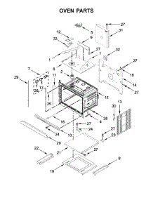 Oven Parts parts for Whirlpool Wall Oven WOC54EC7HW01 from AppliancePartsPros.com