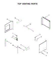 Top Venting Parts parts for Whirlpool Wall Oven WOC54EC0HB01 from AppliancePartsPros.com