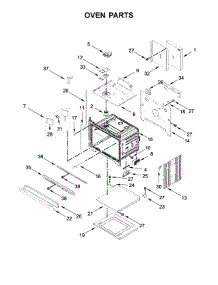 Oven Parts parts for Whirlpool Wall Oven WOD97ES0ES03 from AppliancePartsPros.com