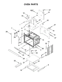 Oven Parts parts for Whirlpool Wall Oven WOC54EC0HS00 from AppliancePartsPros.com