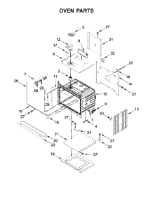 Oven Parts parts for Whirlpool Wall Oven WOS51EC0HW00 from AppliancePartsPros.com