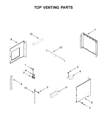 Top Venting Parts parts for Whirlpool Wall Oven WOC54EC7HW00 from AppliancePartsPros.com