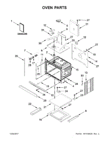 Oven Parts parts for Whirlpool Wall Oven WOC54EC7HB00 from AppliancePartsPros.com