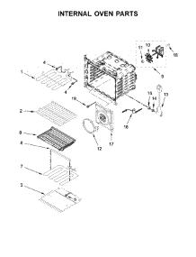 Internal Oven Parts parts for Whirlpool Wall Oven WOC97ES0ES03 from AppliancePartsPros.com