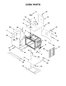 Oven Parts parts for Whirlpool Wall Oven WOS97EC0HZ00 from AppliancePartsPros.com