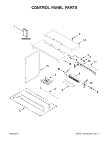 Control Panel Parts parts for Whirlpool Wall Oven WOC97EC0HZ00 from AppliancePartsPros.com