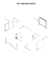 Top Venting Parts parts for Whirlpool Wall Oven WOC97EC0HZ00 from AppliancePartsPros.com