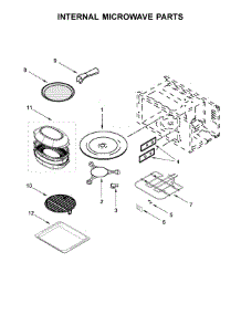 Internal Microwave Parts parts for Whirlpool Wall Oven WOCA7EC0HZ00 from AppliancePartsPros.com