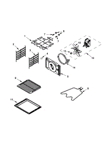 Internal Oven Parts parts for Whirlpool Wall Oven WOS52EM4AS00 from AppliancePartsPros.com