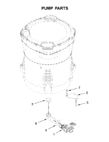 Pump Parts parts for Whirlpool Washer WTW7500GW2 from AppliancePartsPros.com